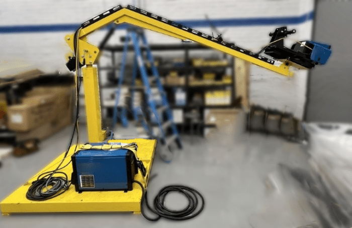 Hydraulic MIG Wire Feeder Boom