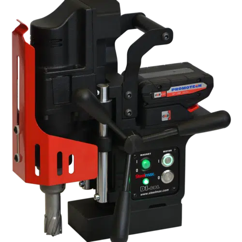 Battery powered magnetic drill