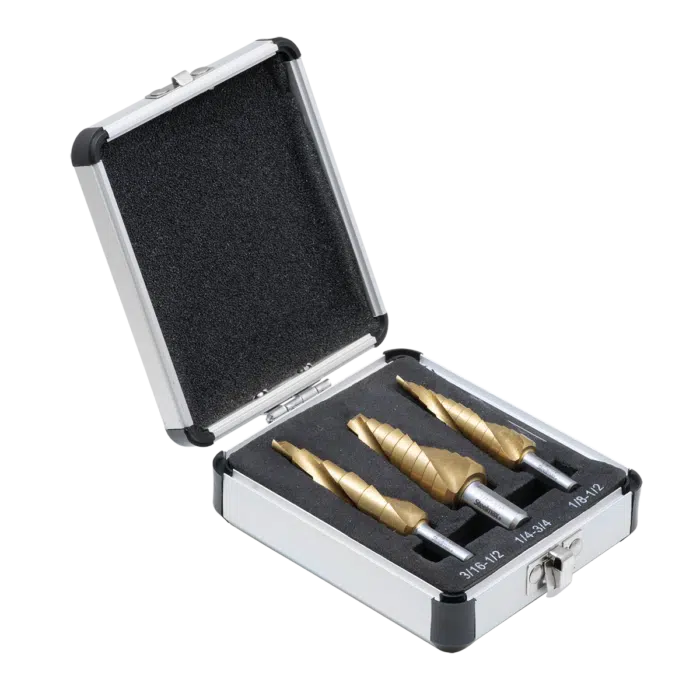 Step Drill Kit of 3