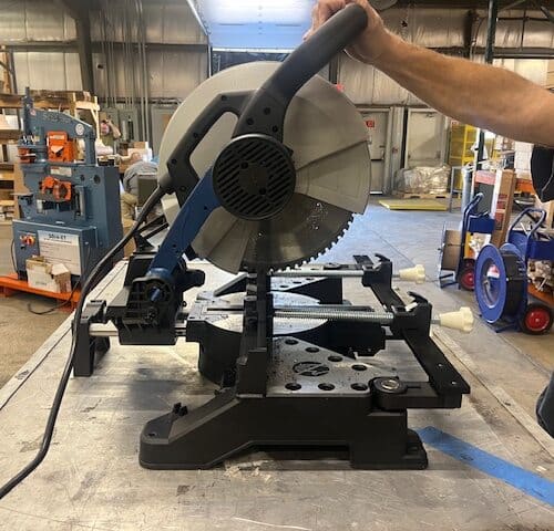 Steelmax 14 inch mitering metal cutting sw